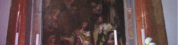 Sacra Conversazione di Bartolomeo Letterini alla Parrocchia di San Giovanni Battista di Biancade (Treviso)