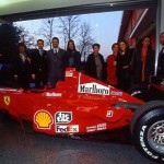 Dopo la Mir Celebration (23 Febbraio 2001), successiva visita con i cosmonauti Vasili TSIBLIEV, Alexandr VIKTORENKO allo stabilimento Ferrari di Maranello (MO)