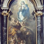 Letterini Bartolomeo Immacolata con San Giuseppe e Sant'Antonio_1730, pittura su tela_San Canciano, altare laterale