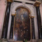 Letterini Bartolomeo Immacolata con San Giuseppe e Sant'Antonio_1730, pittura su tela_San Canciano, altare laterale