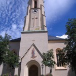 der Pfarrkirche Maria Himmelfahrt Partenkirchenv