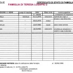 Bisceglie, famiglia di Teresa Losapio-certificato di stato di famiglia storico2