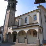 Laterale cortile interno della chiesa