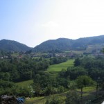 veduta panoramica della chiesa