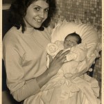 Battesimo di Raffaella Losapio con Lionella Galelli (zia Nella madrina) - anno 1956