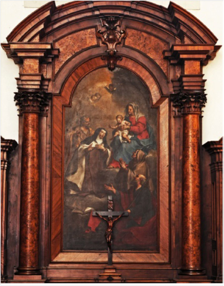 Bartolomeo Litterini (1668 - 1745)- La Vergine, il Bambino, Santa Teresa d’Avila, San Giuseppe, Gioacchino, Sant’Anna